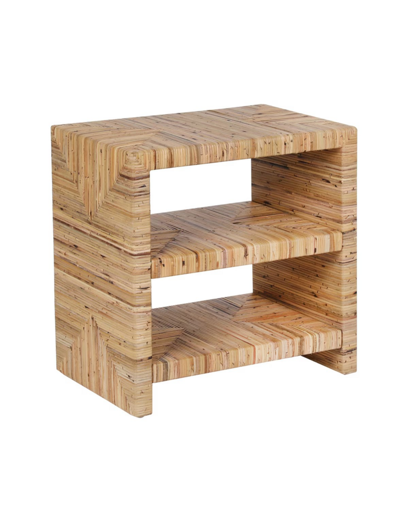 Jeffan Palma Rattan Wrapped Side Table