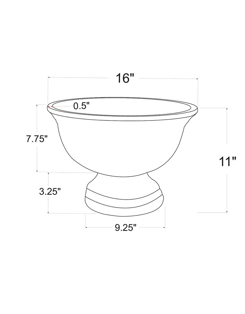 Jeffan Large Enamel & Mango Wood Round Pedestal Bowl