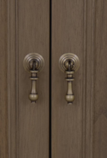 Jeffan 63" Ashford Turned Leg Sideboard - Chestnut Brown