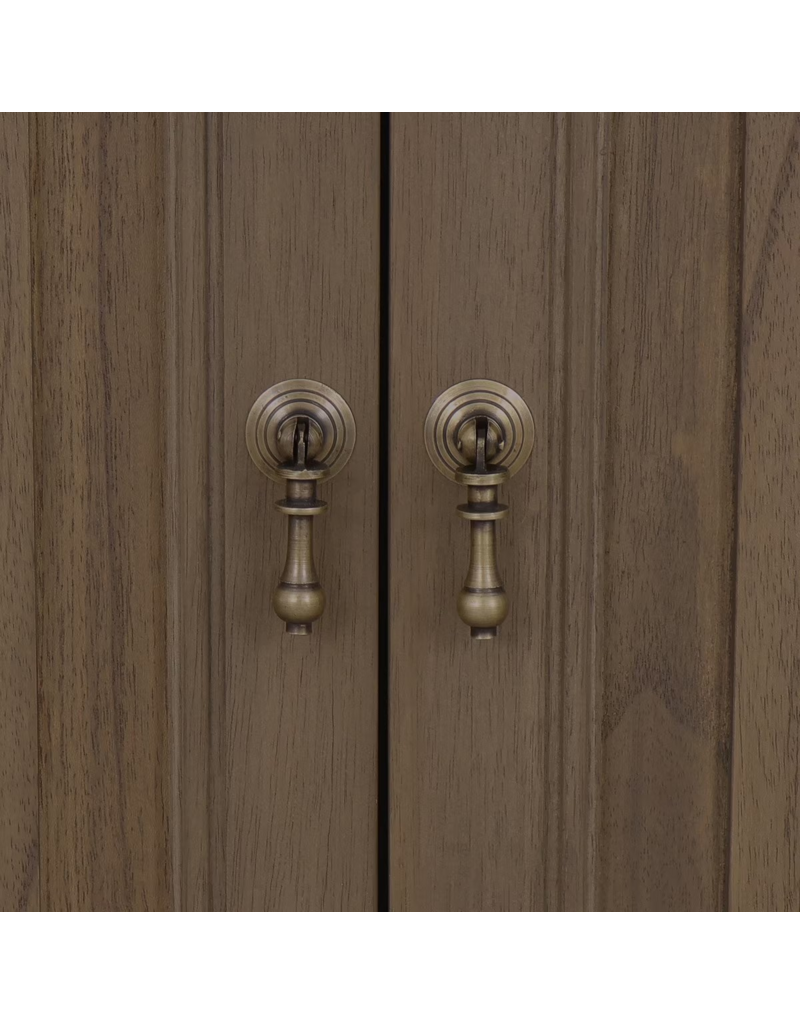 Jeffan 63" Ashford Turned Leg Sideboard - Chestnut Brown