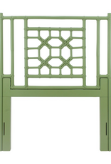 Jeffan Lattice Twin Headboard - Green