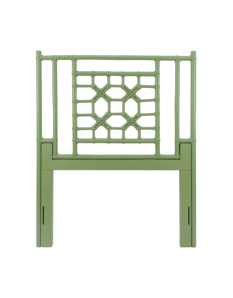 Jeffan Lattice Twin Headboard - Green