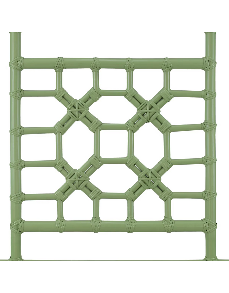 Jeffan Lattice Twin Headboard - Green