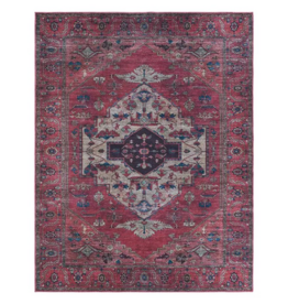 Jaipur 8' x 10' (7'10" x 10') VIN01 Red Vindage Monroe
