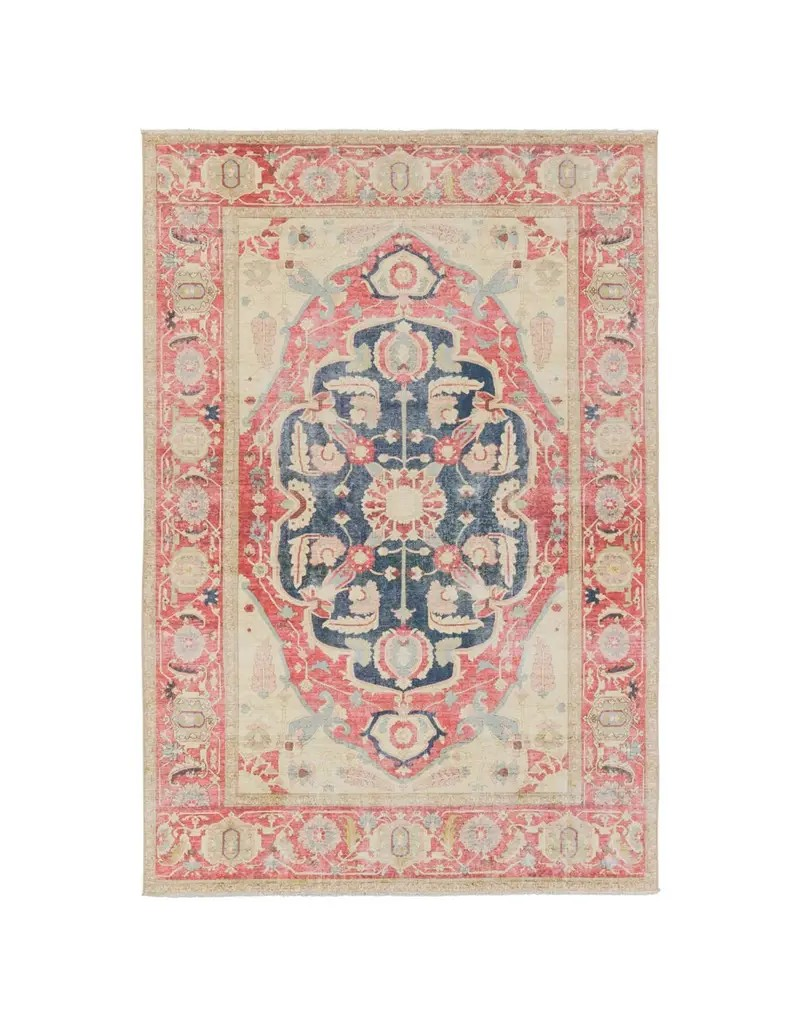 Jaipur 8' X 10' (7'10" X 9'10") BOH23 Red Boheme Kadi