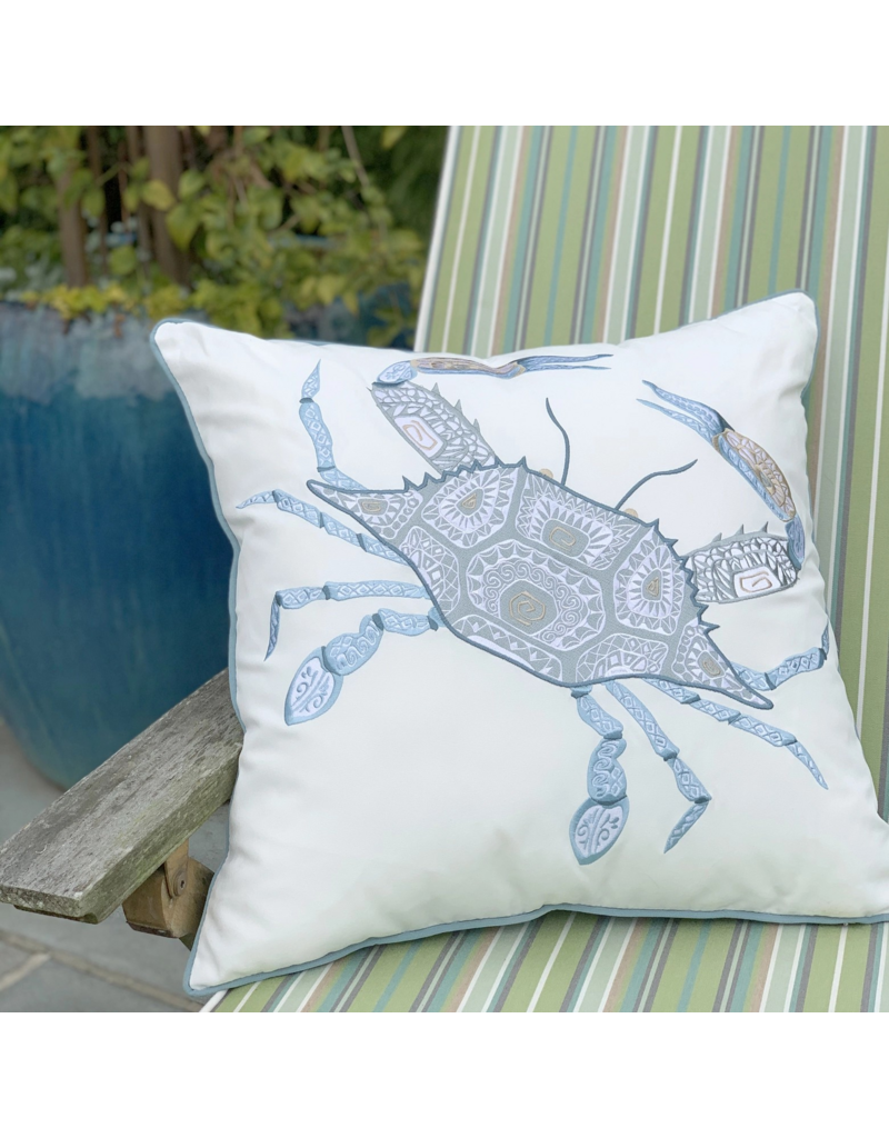 Rightside Design Sea Glass Tribal Crab - Indoor/Outdoor