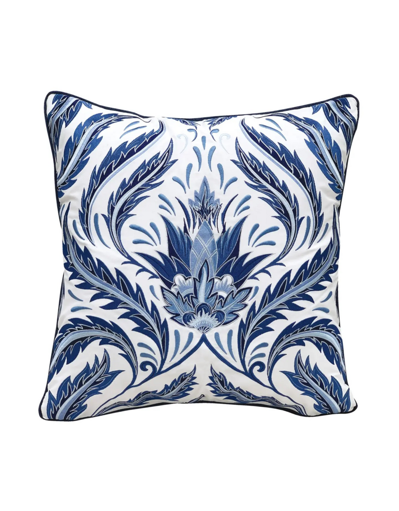 Rightside Design Indigo Morris Thistle Botanical - Indoor/Outdoor
