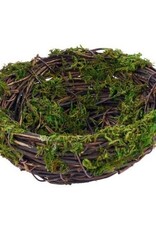 AB Floral 4" Dia Moss/Vine Bird Nest