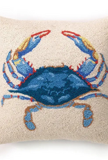 Peking Handicraft Blue Crab Hook Pillow