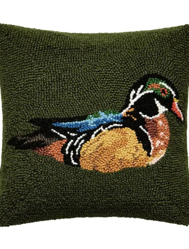 Peking Handicraft Wood Duck / Camp Wandawega Pillow