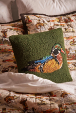 Peking Handicraft Wood Duck / Camp Wandawega Pillow