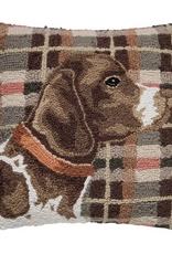 Peking Handicraft Hunting Dog Hook Pillow