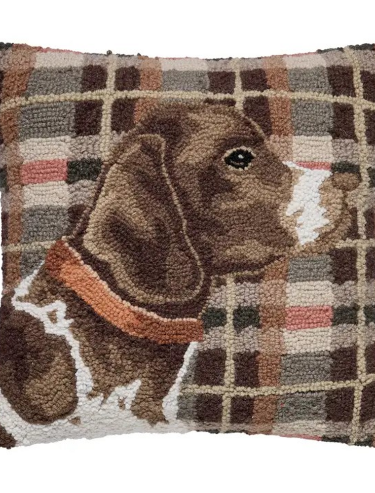 Peking Handicraft Hunting Dog Hook Pillow