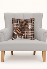 Peking Handicraft Hunting Dog Hook Pillow