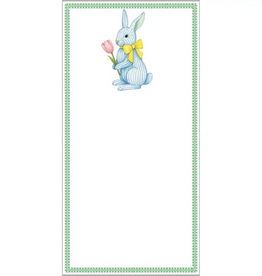 WH Hostess Social Stationery Striped Bunny List Notepad