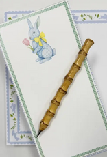 WH Hostess Social Stationery Striped Bunny List Notepad
