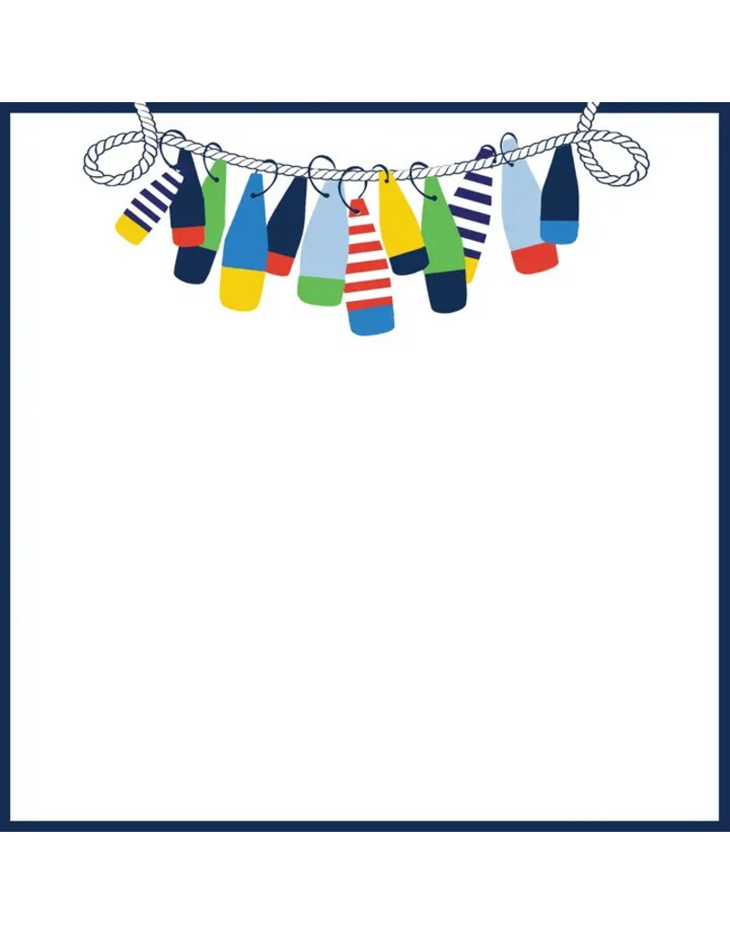 WH Hostess Social Stationery Buoys Slab Notepad