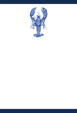 WH Hostess Social Stationery Blue Lobster Notepad