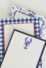 WH Hostess Social Stationery Blue Lobster Notepad