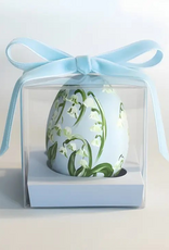 Josil Paperie Hand Painted Lily of the Valley Egg