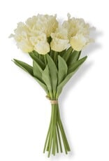 12 Stems Yellow Real Touch Parrot Tulip Bundle