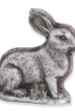 Antique Silver Resin Embossed Bunny Candy