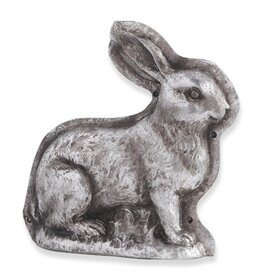Antique Silver Resin Embossed Bunny Candy