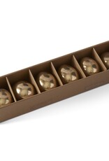 3" Gold Gilded Resin Eggs