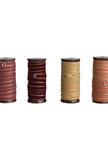 10Yard Velvet Ribbon w/Metallic Edges - Wood Spool