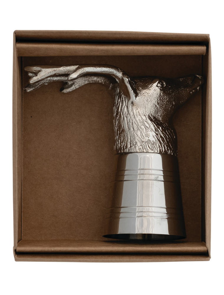 2oz Deer Head Shot Glass