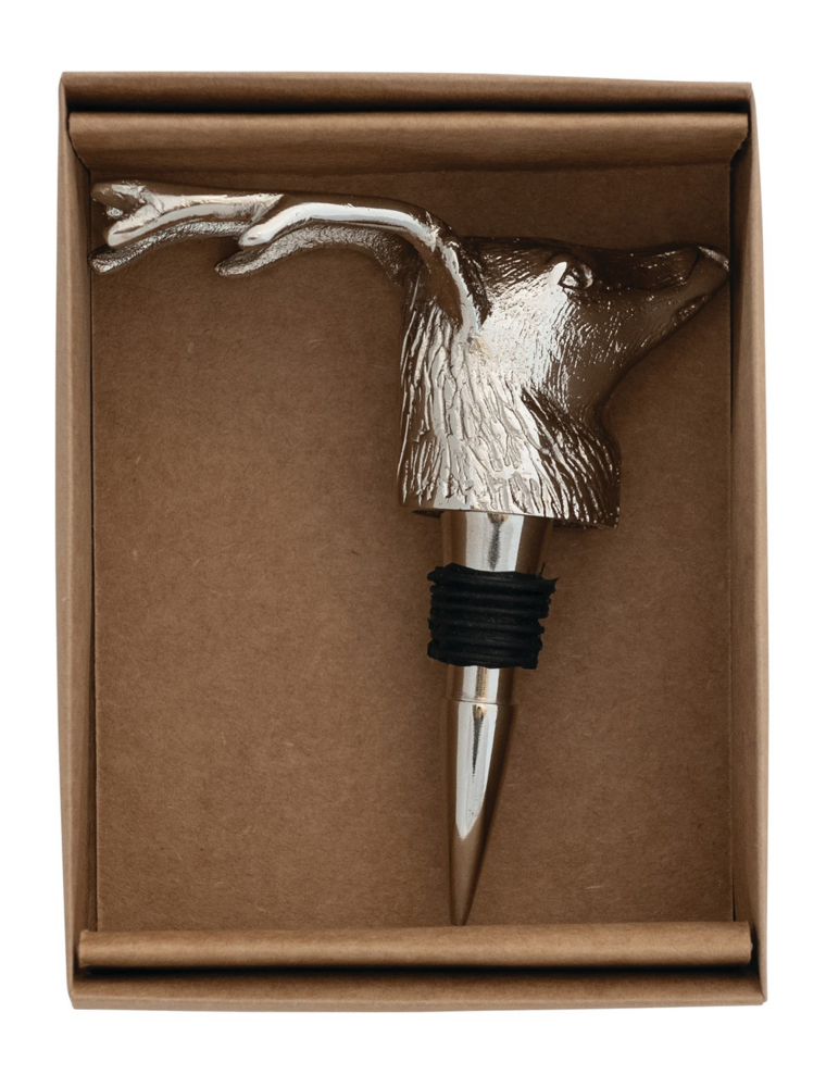 Reindeer Head Bottle Stopper