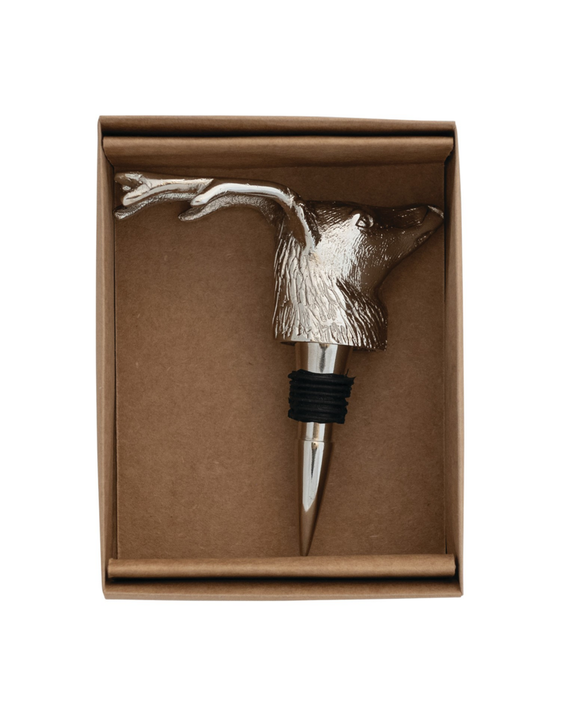 Reindeer Head Bottle Stopper