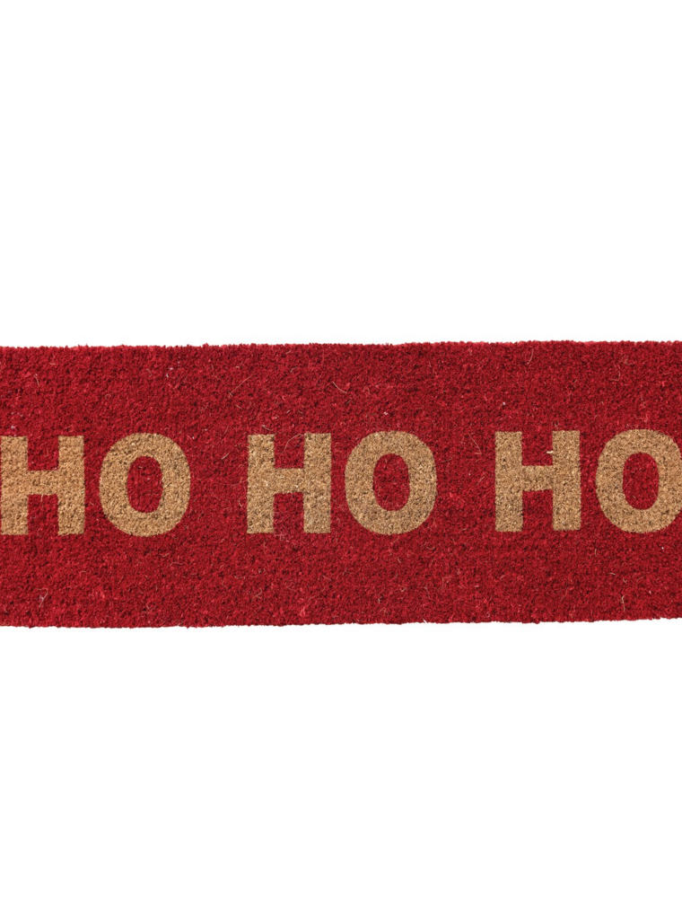 Christmas Market Doormat HO HO HO 47"L x 16"W