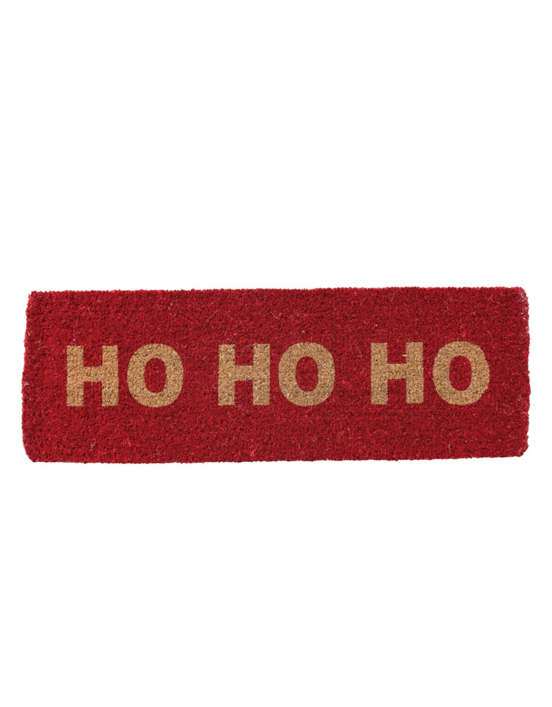 Christmas Market Doormat HO HO HO 47"L x 16"W