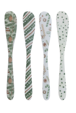 Christmas Market Enameled Canape Knife - 4 Styles