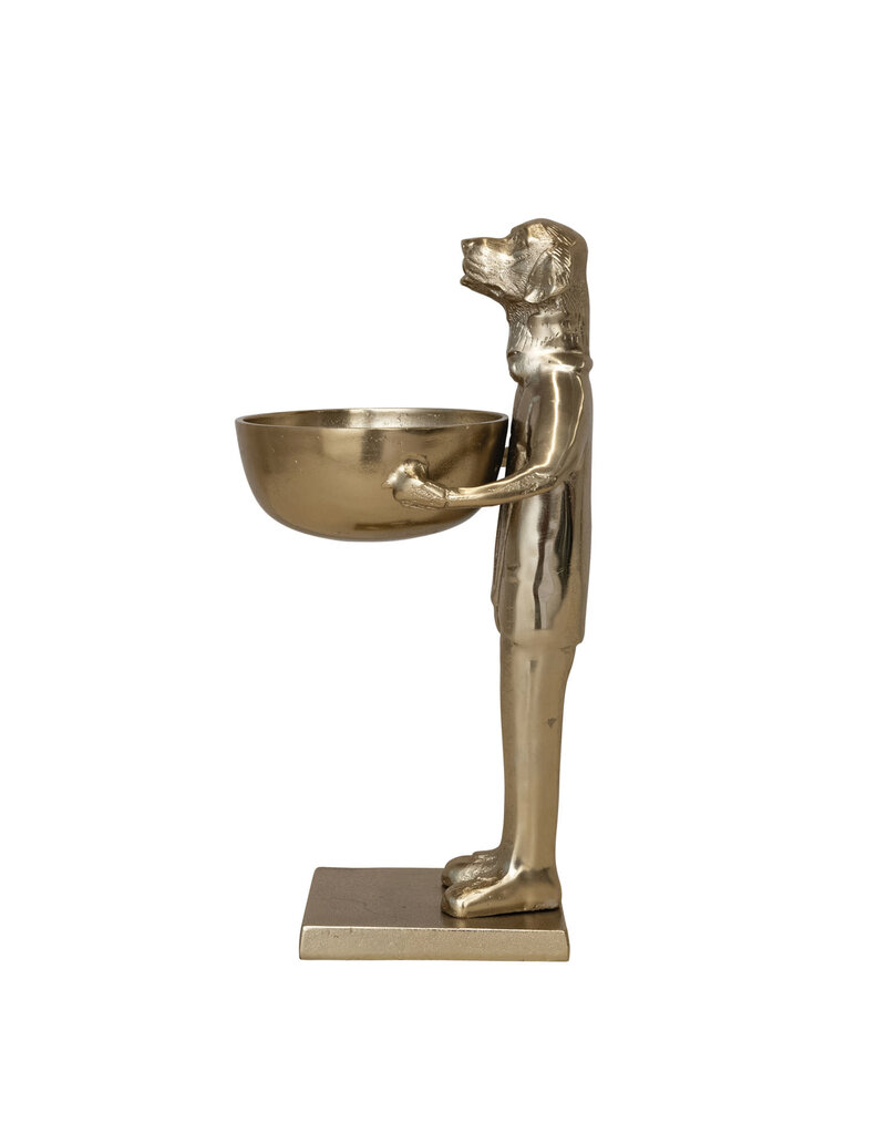 Collected Notions Cast Aluminum Labrador Holding Bowl