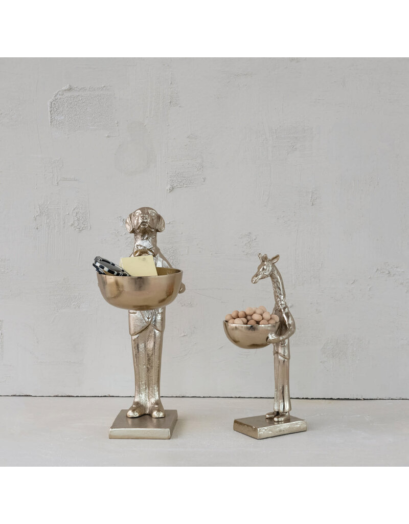 Collected Notions Cast Aluminum Labrador Holding Bowl