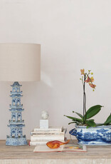 Dapper Home Oval Hand-Painted Stoneware Vintage Reproduction Planter