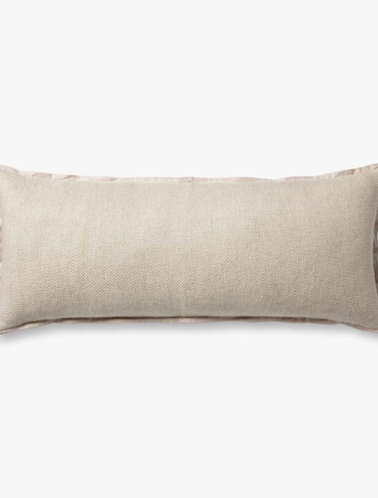 LOLOI 13" x 35" OATMEAL Herringbone - Jean Stoffer