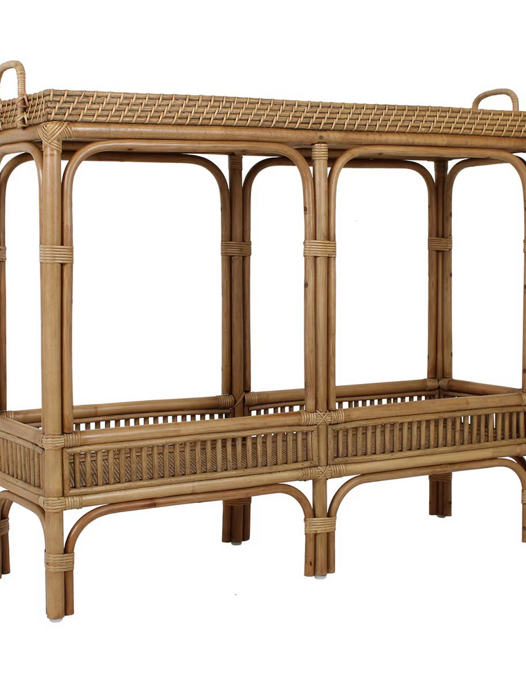 Rattan 40" Wide Nessa Rattan Console Table