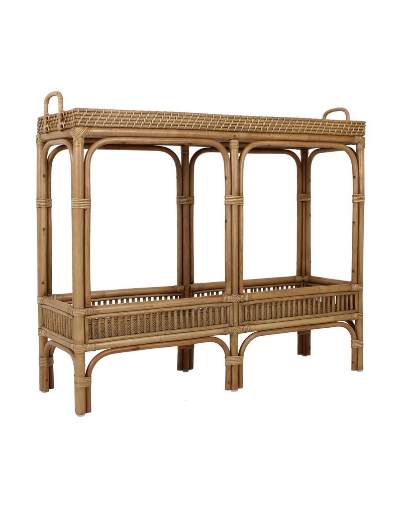 Rattan 40" Wide Nessa Rattan Console Table