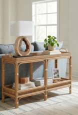 Rattan 40" Wide Nessa Rattan Console Table