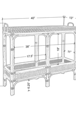 Rattan 40" Wide Nessa Rattan Console Table