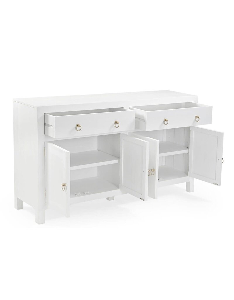 Rama Rama 4 Door Sideboard - 60"W x 16"D x 34"H