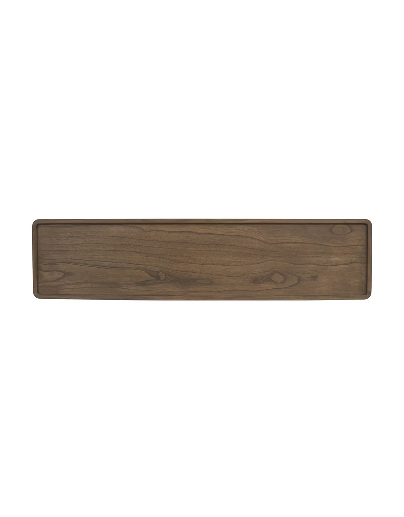 Jeffan 58" W - Asher Tray Top Console with Rush Shelf