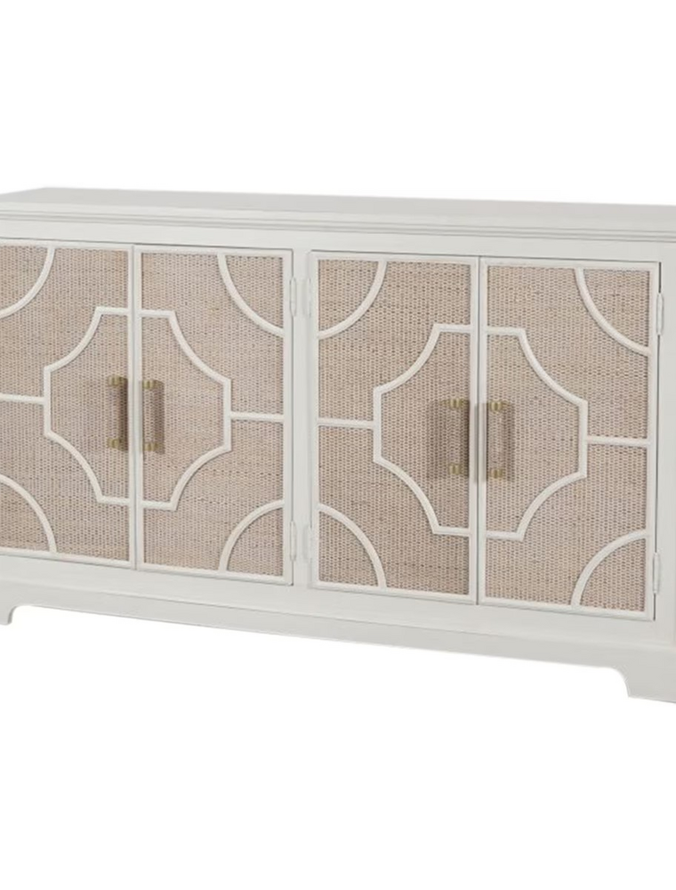 Lillian 62" W - Lillan 4 Door Sideboard with Rattan Doors
