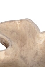 Teak Organic Teak Wood Carved Bowl