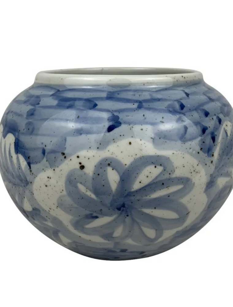 Blue Ocean Mini Blue Jingdezhen Hand Painted Porcelain Folk