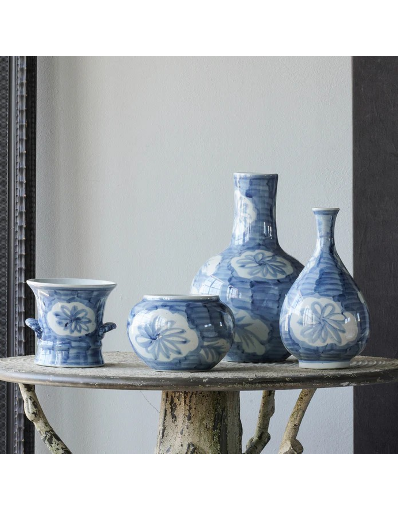 Blue Ocean Mini Blue Jingdezhen Hand Painted Porcelain Folk