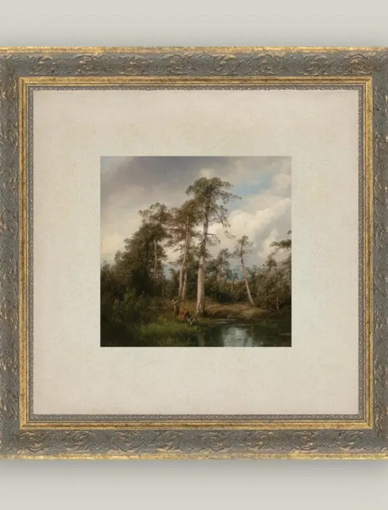 Petal Lane 9 x 9 Live Oaks with Deer